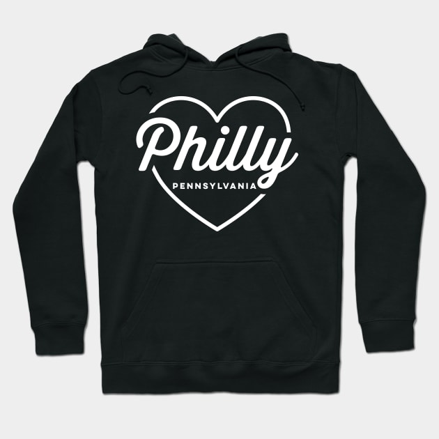 Philly Pennsylvania Love Hoodie by DetourShirts